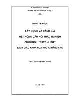 Xây dựng và đánh giá hệ thống câu hỏi trắc nghiệm chương 1