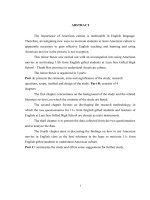 AN INVESTIGATION INTO USING AMERICAN MOVIES IN MOTIVATING 11TH FORM ENGLISH GIFTED STUDENTS AT LAM SON GIFTED h 