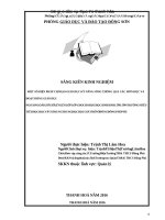 SKKN một số biện pháp chỉ đạo giáo dục kĩ năng sống thông qua các môn học và hoạt động giáo dục ngoài giờ lên lớp cho học sinh lớp 4 tr 