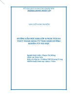 SKKN hướng dẫn học sinh lớp 8 phân tích đa thức thành nhân tử theo định hướng nghiên cứu bài học 