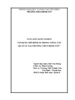 SKKN áp dụng mô hình 5s trong công tác quản lý tại trường THCS định tân 