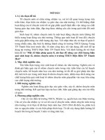 SKKN một số biện pháp quản lý, chỉ đạo để nâng cao chất lượng hiệu quả sinh hoạt tổ nhóm chuyên môn ở trường THCS điện biên TP thanh ho 