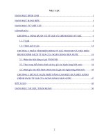 tiểu luận tài chính quốc tế phân tích diễn biến tỷ giá VNDUSD và việc điều hành chính sách tỷ giá của NHNN 