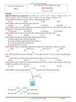 10 de on thi THPT QG mon hoa 2020