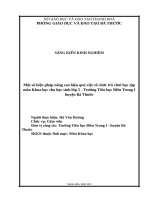 SKKN một số biện pháp nâng cao hiệu quả việc tổ chức trò chơi học tập môn khoa học cho học sinh lớp 5   trường tiểu học điền trung 1 