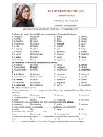 44. BAI TAP ON KIEM TRA 1 TIET LAN 1(TIEP)- ANH 10(MOI)