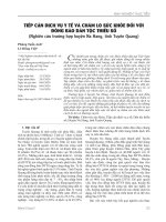 Tiếp cận dịch vụ y tế và chăm lo sức khỏe đối với đồng bào dân tộc thiểu số