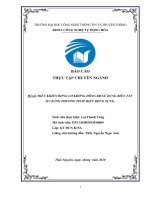 Đề tài: ĐIỀU KHIỂN ĐỘNG CƠ KHÔNG ĐỒNG BỘ SỬ DỤNG BIẾN TẦN IE5 BẰNG PHƯƠNG PHÁP ĐIỀU RỘNG XUNG.