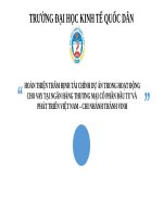 HOÀN THIỆN THẨM ĐỊNH tài CHÍNH dự án TRONG HOẠT ĐỘNG CHO VAY tại NGÂN HÀNG THƯƠNG mại cổ PHẦN đầu tư và 