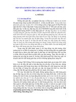 SKKN một số giải pháp nâng cao chất lượng dạy và học ở trường THCS đông tiến đông sơn 