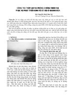 Công tác thủy lợi và phòng chống thiên tai phục vụ phát triển kinh tế-xã hội ở Khánh Hòa