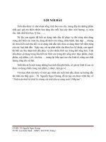 Đề tài: Tính toán và thiết kế hệ thống chưng cất tinh dầu sả năng suất 150kg trên mẻ