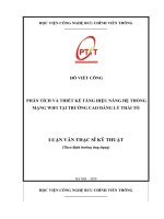 Phân tích và Thiết kế tăng hiệu năng hệ thống mạng WIFI tại Trường Cao đẳng nghề Lý Thái Tổ (Luận văn thạc sĩ)
