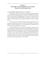 Luận văn tốt nghiệp: Công nghệ sản xuất xi măng nhà máy xi măng hoàng mai