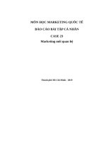 Marketing quốc tế ufm