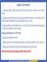 Bí quyết quảng cáo trên Shopee hiệu quả cao