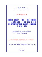 Luận văn thạc sĩ khoa học kinh tế: Nghiên cứu nhân tố ảnh hưởng đến sự hài lòng của khách hàng vinaphone trên địa bàn tỉnh quảng trị