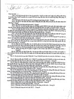 TÀI LIỆU ÔN THI NÂNG NGẠCH CHUYÊN VIÊN CHÍNH 2020_KIẾN THỨC CHUNG Đề cương 9 câu hỏi về văn bản