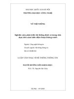 Nghiên cứu phát triển hệ thống định vị trong nhà dựa trên cảm biến điện thoại thông minh 