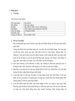 tiểu luận kinh tế đầu tư dự án gạo mười 