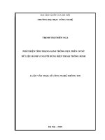 Phát hiện tình trạng giao thông dựa trên cơ sở dữ liệu hành vi người dùng điện thoại thông minh 