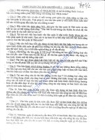 TÀI LIỆU ÔN THI NÂNG NGẠCH CHUYÊN VIÊN CHÍNH 2020_KIẾN THỨC CHUNG Chuyên đề 30 Câu hỏi về văn bản