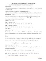 CHUYEN DE HSG TOAN 8 PHAN TICH DA THUC THANH NHAN TU 