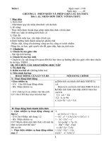 GIÁO ÁN ĐẠI SỐ 8 PHÁT TRIỂN NĂNG LỰC