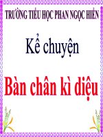 slide bài giảng bàn chân kì diệu 