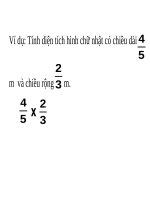 slide bài giảng phép nhân phân số 