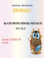 Đại số 10 – bất phương trình bậc nhất hai ẩn 