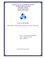 ĐIỀU KHIỂN MÁY PHÁT ĐIỆN CẢM ỨNG CẤP NGUỒN TỪ HAI PHÍA - LUẬN VĂN ĐẠI HỌC BÁCH KHOA