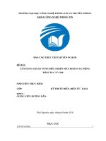 Xây Dựng Thuật Toán Và Chương Trình Điều Khiển Máy Khoan Tự Động Bằng PLC S71200