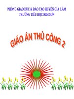 Gấp cắt dán phong bì 
