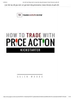 How to Trade with Price Action  Kickstarter. Galen Woods (File dịch)