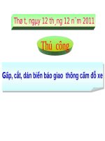 Gấp biển báo giao thông cấm đỗ xe 