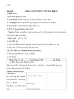 Giáo án Toán 8 phát triển năng lực theo tập huấn mới nhất