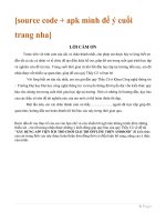 BÁO CÁO THỰC TẬP (full code + báo cáo): Xây dụng tiện ích trò chơi giải trí trên hệ điều hành android  - [9 điểm]