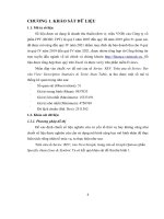 tiểu luận dự báo kinh tế dự báo doanh thu thuần của công ty cổ phần FPT từ quý IV – 2019 đến quý IV – 2021 