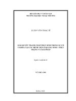 Giải quyết tranh chấp phát sinh trong sự cố y khoa tại các bệnh viện ở quảng ninh   thực trạng và giải pháp 