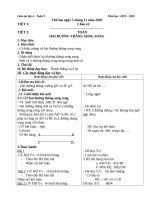 GIÁO ÁN LỚP 4 TUẦN 9 CHUẨN KTKN NĂM 2019  2020