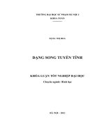Luận Văn Dạng song song tuyến tính
