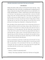 tiểu luận kinh tế vĩ mô 2 sự phụ thuộc của nền kinh tế việt nam vào trung quốc 