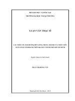 Các nhân tố ảnh hưởng đến lòng trung thành của nhân viên ngân hàng eximbank trên địa bàn thành phố hồ chí minh 