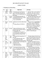 DE CUONG ON TAP NGU VAN 6 HOC KI 1 