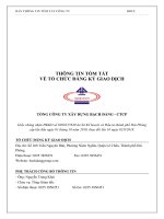 TỔ CHỨC ĐĂNG KÝ GIAO DỊCH TỔNG CÔNG TY XÂY DỰNG BẠCH ĐẰNG