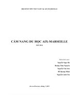 CẨM NANG DU HỌC AIX-MARSEILLE