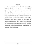 Tiểu luận cuối kì môn chính sách xã hội áp dụng kiến thức thực tiễn để trình bày các thành tố căn bản của một chính sách nhằm đảm bảo cho chính sách xã hội đó vận hành trong thực tiễn 