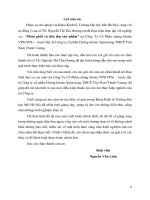 Phân phối và tiêu thụ sản phẩm bảo lãnh phát hành chứng khoán tại công ty cổ phần chứng khoán VPS 