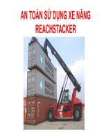 Bài giảng XE NÂNG CONTAINER REACHSTACKER